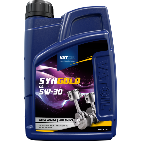 Моторна олива Vatoil SynGold LL 5W-30 1л.  VATOIL 50016